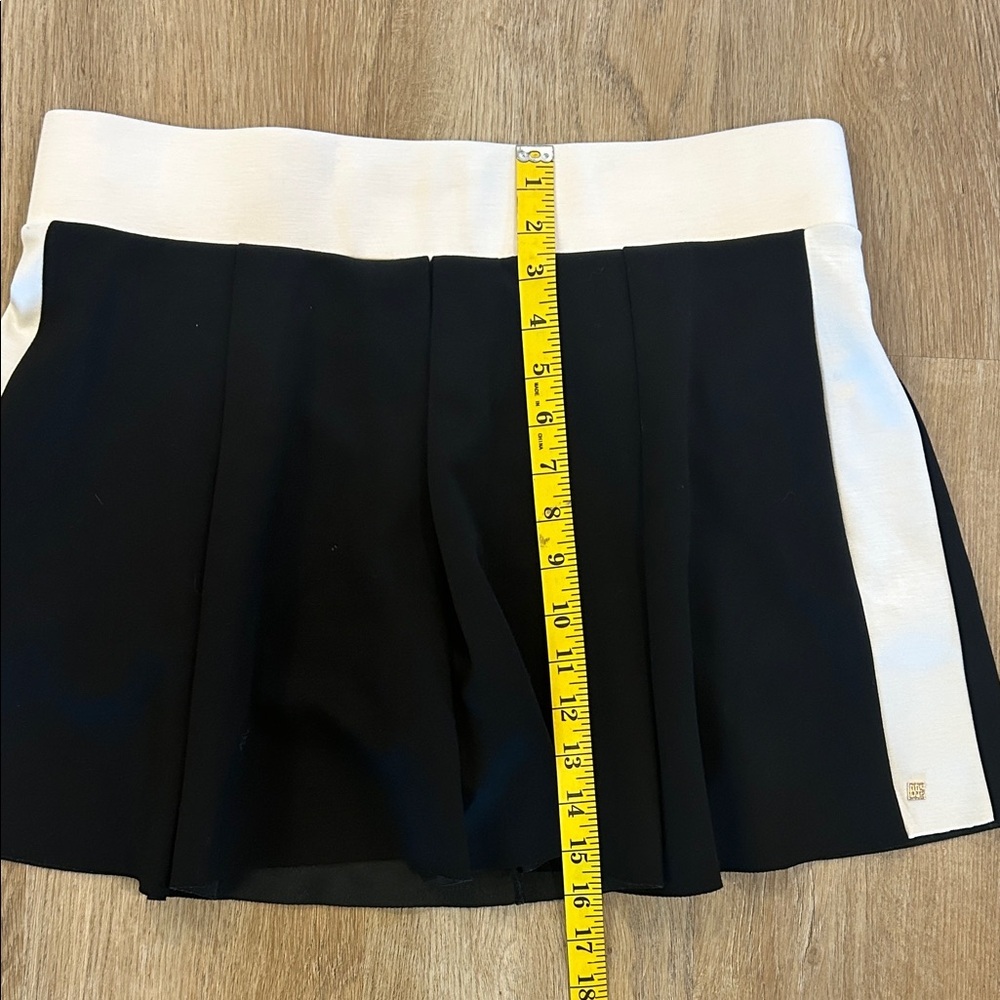 Emily McCarthy Chic Black and White Women's Mini Skirt Size L - Picture 8 of 8